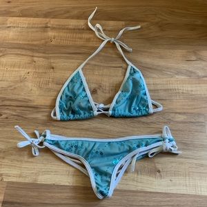 Custom made sparkly bikini
